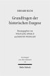 Grundfragen der historischen Exegese - Bild 1
