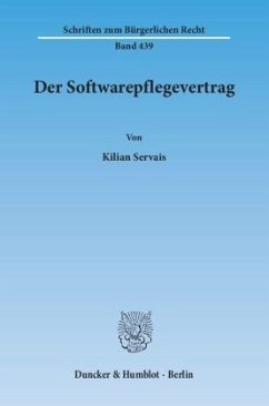 Der Softwarepflegevertrag - Servais, Kilian