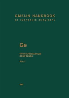 Gmelin Handbook of Inorganic Chemistry. Ge Organogermanium Compounds. Part 3: Tetraorganogermanium Compounds from Ge(C3H7)3R' to GeRR'R''R''', Germacyclic Compounds, and Organogermanium Compounds with Low-Coordinate Germanium Atoms.
