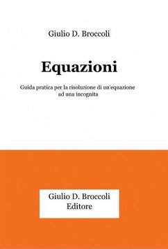 Equazioni (eBook, PDF) - D. Broccoli, Giulio