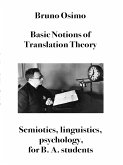 Basic notions of Translation Theory (eBook, ePUB)