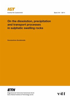 On the dissolution, precipitation and transport processes in sulphatic swelling rocks (eBook, PDF) - Serafeimidis, Konstantinos