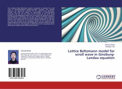 Lattice Boltzmann model for scroll wave in Ginzburg-Landau equation