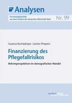 Cover Finanzierung des Pflegefallrisikos
