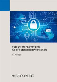 Cover Vorschriftensammlung für die Sicherheitswirtschaft