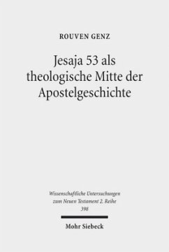 Cover Jesaja 53 als theologische Mitte der Apostelgeschichte