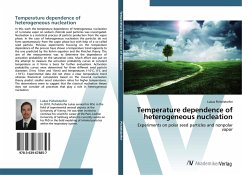Temperature dependence of heterogeneous nucleation