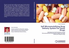 Self Microemulsifying Drug Delivery System For Some Drugs