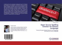 Open Source Spelling Checker for Kimeru Language
