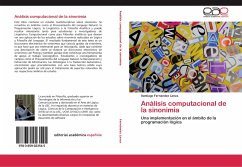 Análisis computacional de la sinonimia - Fernández Lanza, Santiago