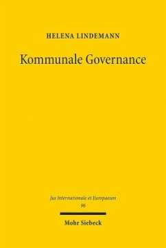 Kommunale Governance - Lindemann, Helena