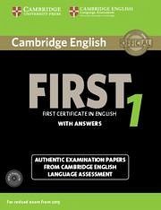 Cambridge English First 1 for Revised Exam from 2015 Student's Book Pack (Student's Book with Answers and Audio CDs (2)): Authentic Examination Papers
