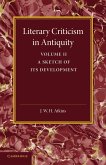 Literary Criticism in Antiquity