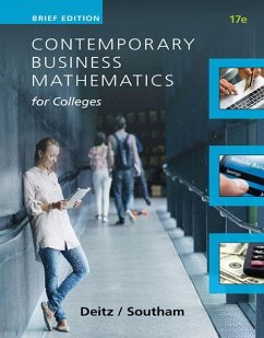 Contemporary Business Mathematics for Colleges, Brief Course - Deitz, James E.; Southam, James L.