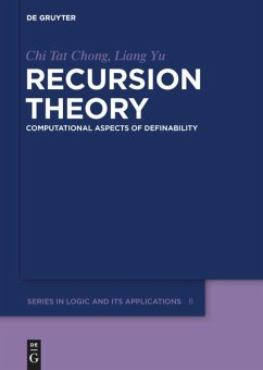 Recursion Theory - Chong, Chi Tat;Yu, Liang