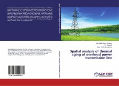 Spatial analysis of thermal aging of overhead power transmission line