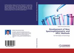 Development of New Spectrophotometric and HPLC Methods - Ramachandra Reddy, Madduri
