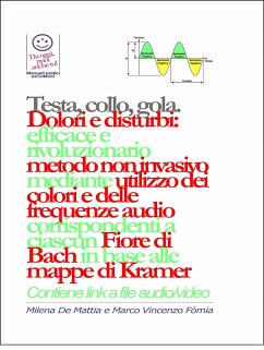 Testa, gola, collo. Dolori e disturbi: rivoluzionario ed efficace metodo non invasivo mediante l'utilizzo dei colori e delle frequenze corrispondenti a ciascun Fiore di Bach in base alle mappe di Kramer (eBook, ePUB) - De Mattia, Milena; Vincenzo Fòmia, Marco
