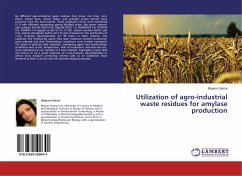 Utilization of agro-industrial waste residues for amylase production