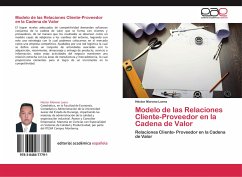 Modelo de las relaciones cliente-proveedor en la cadena de valor - Moreno Loera, Héctor