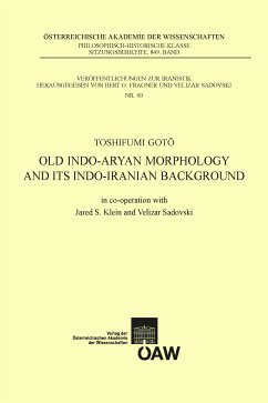 Old Indo-aryan Morphology and its Indo-iranian Background (eBook, PDF) - Goto, Toshifumi