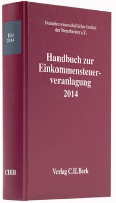 Cover Handbuch zur Einkommensteuerveranlagung 2014 (ESt 2014)
