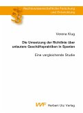 Die Umsetzung der Richtlinie über unlautere Geschäftspraktiken in Spanien (eBook, PDF)