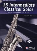 15 Intermediate Classical Solos, für Altsaxophon + Klavier, m. Audio-CD