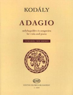 Adagio, für Viola + Klavier - Kodaly, Zoltan