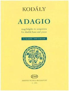 Adagio, für Kontrabass + Klavier - Kodaly, Zoltan