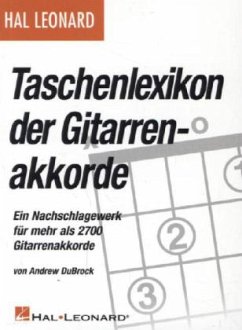 Taschenlexikon der Gitarrenakkorde, für Gitarre - DuBrock, Andrew