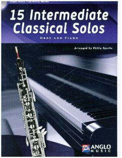 Cover 15 Intermediate Classical Solos, für Oboe + Klavier, m. Audio-CD