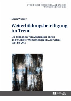 Weiterbildungsbeteiligung im Trend - Widany, Sarah