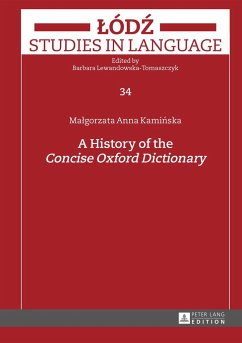 A History of the «Concise Oxford Dictionary» - Kaminska, Malgorzata