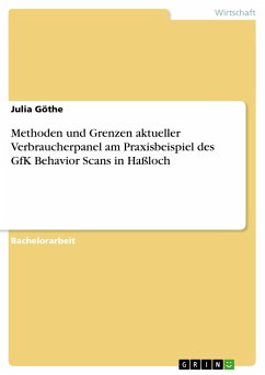 Methoden und Grenzen aktueller Verbraucherpanel am Praxisbeispiel des GfK Behavior Scans in Haßloch - Göthe, Julia