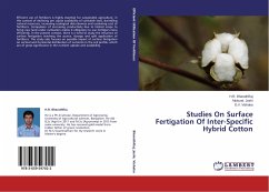 Studies On Surface Fertigation Of Inter-Specific Hybrid Cotton