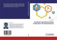 Synthesis And Bioactivities Evaluation Of Quinazolones - Khan, Rasool