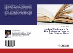 Study of Mechanisms for Fine Scale Alpha Phase in Beta Titanium Alloys