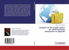 Analysis of the public policy on small business enterprises in Uganda - Sebikari, Kagame Vincent