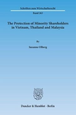 Cover The Protection of Minority Shareholders in Vietnam, Thailand and Malaysia.