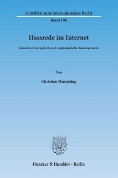 Hassrede im Internet - Mensching, Christian