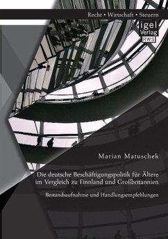 Die deutsche Beschäftigungspolitik für Ältere im Vergleich zu Finnland und Großbritannien: Bestandsaufnahme und Handlungsempfehlungen - Matuschek, Marian