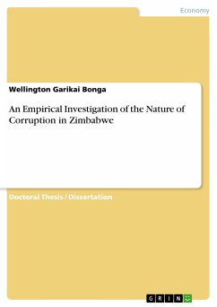 An Empirical Investigation of the Nature of Corruption in Zimbabwe (eBook, PDF)