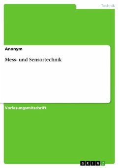 Mess- und Sensortechnik (eBook, PDF) Mess- und Sensortechnik (eBook, PDF)