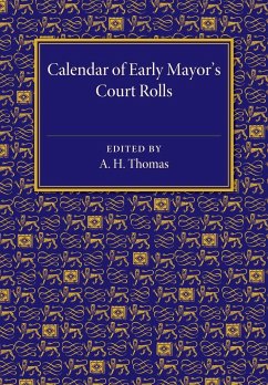 Calendar of Early Mayor's Court Rolls