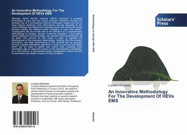 An Innovative Methodology For The Development Of HEVs EMS An Innovative Methodology For The Development Of HEVs EMS