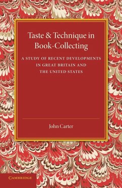 Taste and Technique in Book-Collecting - Carter, John