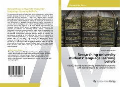 Researching university students' language learning beliefs