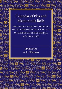 Calendar of Plea and Memoranda Rolls