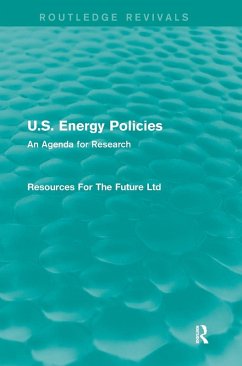 Cover U.S. Energy Policies (Routledge Revivals)